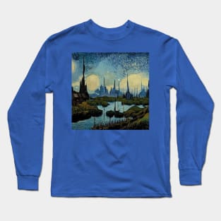 Starry Night in Kashyyyk Long Sleeve T-Shirt